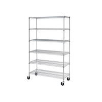 esd wire shelving rack trolley